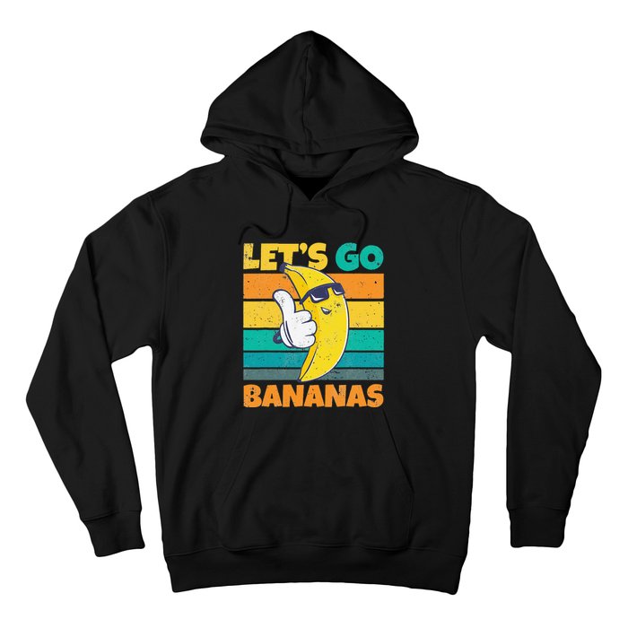 Retro Vintage Funny Banana Meme Let Go Banana Cool Bananas Hoodie