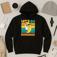 Retro Vintage Funny Banana Meme Let Go Banana Cool Bananas Hoodie