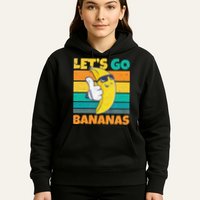 Retro Vintage Funny Banana Meme Let Go Banana Cool Bananas Hoodie