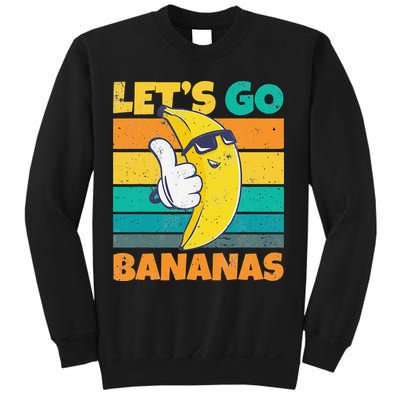 Retro Vintage Funny Banana Meme Let Go Banana Cool Bananas Sweatshirt