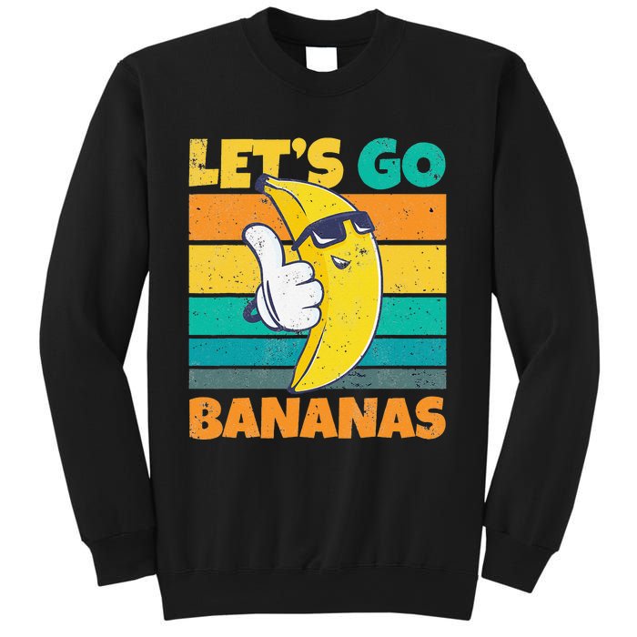 Retro Vintage Funny Banana Meme Let Go Banana Cool Bananas Sweatshirt