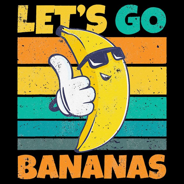 Retro Vintage Funny Banana Meme Let Go Banana Cool Bananas Sweatshirt
