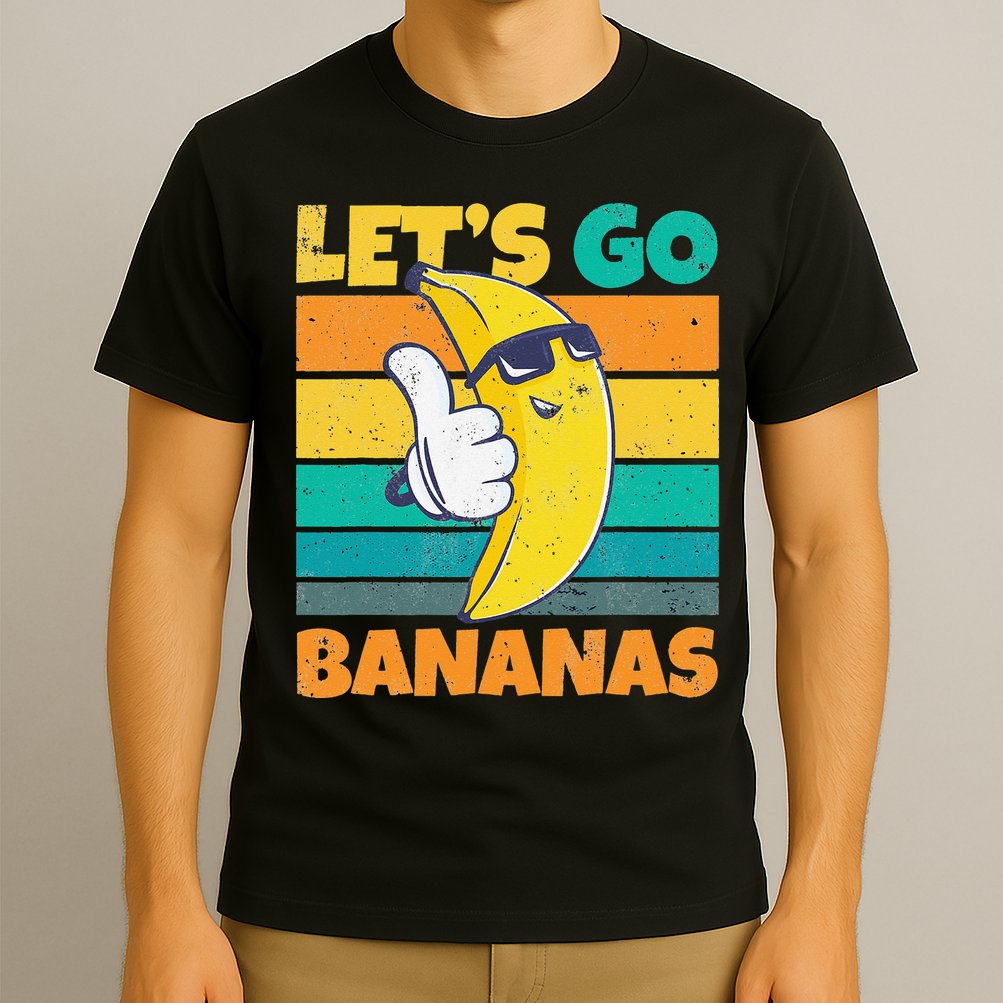 Retro Vintage Funny Banana Meme Let Go Banana Cool Bananas T-Shirt