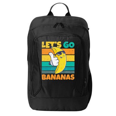 Retro Vintage Funny Banana Meme Let Go Banana Cool Bananas City Backpack