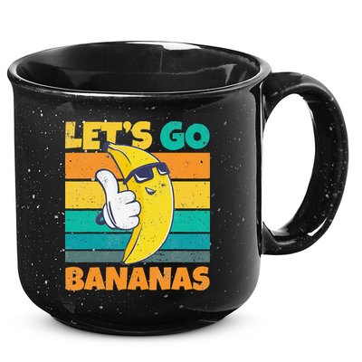 Retro Vintage Funny Banana Meme Let Go Banana Cool Bananas 15oz Campfire Ceramic Mug
