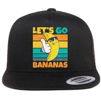 Retro Vintage Funny Banana Meme Let Go Banana Cool Bananas Flatbill Hat