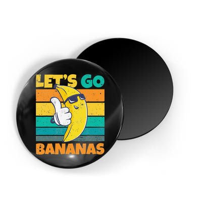 Retro Vintage Funny Banana Meme Let Go Banana Cool Bananas Magnet