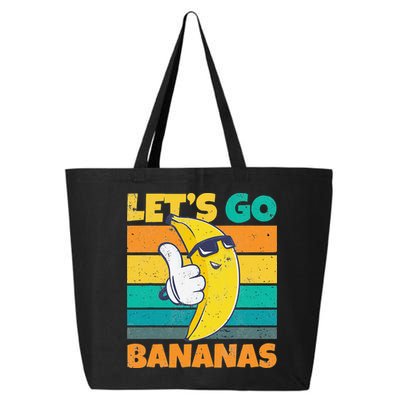 Retro Vintage Funny Banana Meme Let Go Banana Cool Bananas 25L Jumbo Tote