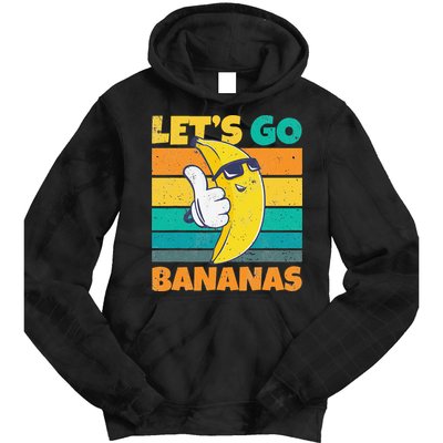 Retro Vintage Funny Banana Meme Let Go Banana Cool Bananas Tie Dye Hoodie
