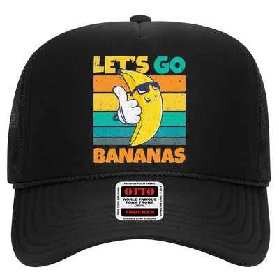 Retro Vintage Funny Banana Meme Let Go Banana Cool Bananas Trucker Hat