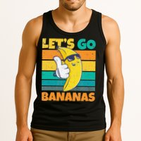 Retro Vintage Funny Banana Meme Let Go Banana Cool Bananas Tank Top