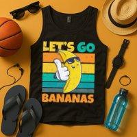 Retro Vintage Funny Banana Meme Let Go Banana Cool Bananas Tank Top