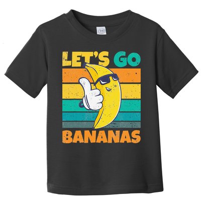 Retro Vintage Funny Banana Meme Let Go Banana Cool Bananas Toddler T-Shirt