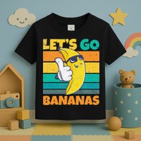 Retro Vintage Funny Banana Meme Let Go Banana Cool Bananas Toddler T-Shirt