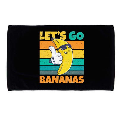 Retro Vintage Funny Banana Meme Let Go Banana Cool Bananas Microfiber Hand Towel