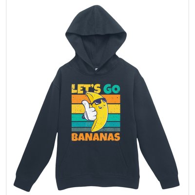 Retro Vintage Funny Banana Meme Let Go Banana Cool Bananas Urban Pullover Hoodie