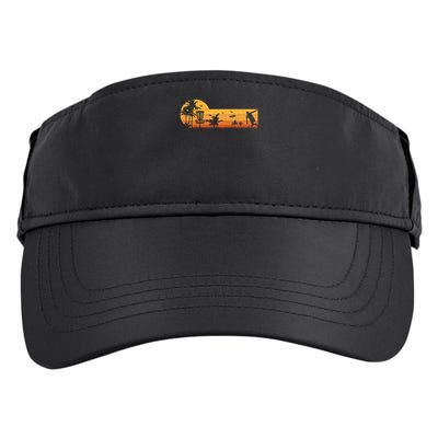 Retro Vintage Frisbee Golf Player Design  Disc Golf Gift Adult Drive Performance Visor
