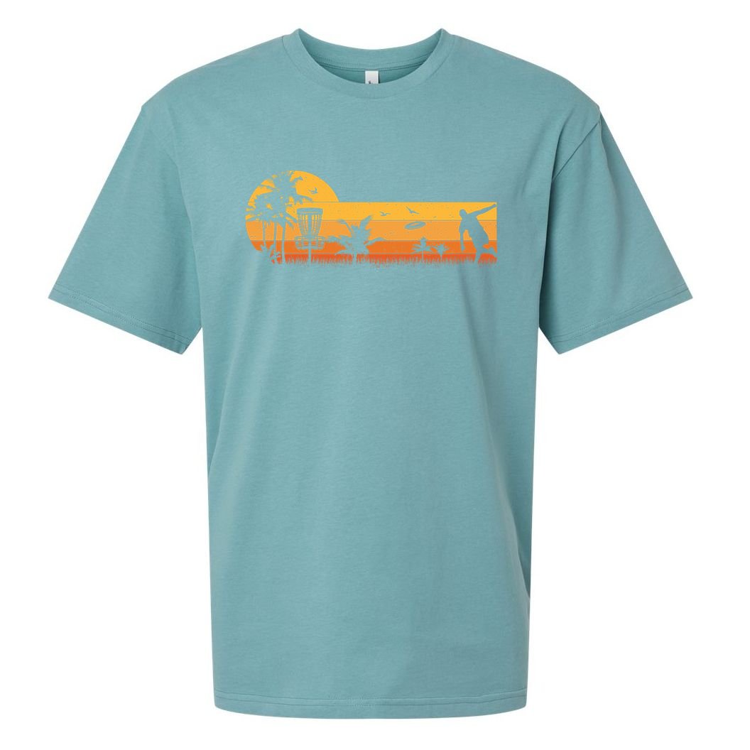 Retro Vintage Frisbee Golf Player Design  Disc Golf Gift Sueded Cloud Jersey T-Shirt