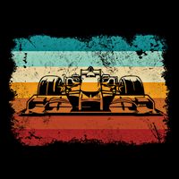 Retro Vintage Formula Racing Lovers Silhouette Race Car Fan Giftretro Vintage Fo Backpack