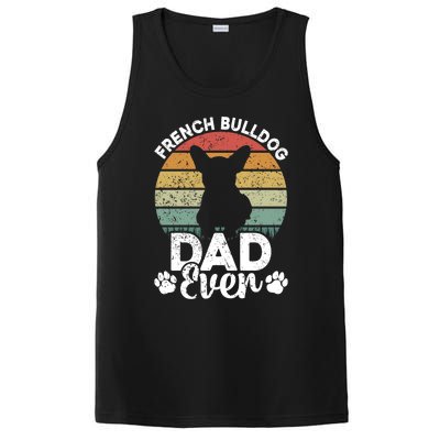 Retro Vintage French Bulldog Dad Ever Great Gift Fathers Day Gift PosiCharge Competitor Tank