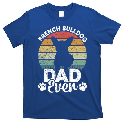 Retro Vintage French Bulldog Dad Ever Great Gift Fathers Day Gift T-Shirt