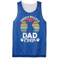 Retro Vintage French Bulldog Dad Ever Great Gift Fathers Day Gift Mesh Reversible Basketball Jersey Tank