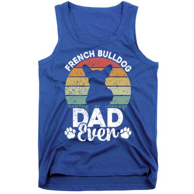 Retro Vintage French Bulldog Dad Ever Great Gift Fathers Day Gift Tank Top