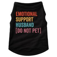 Retro Vintage Funny Emotional Support Husband Do Not Pet Doggie Tank