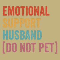 Retro Vintage Funny Emotional Support Husband Do Not Pet Hoodie