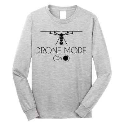 Retro Vintage Funny Drone Pilot Long Sleeve Shirt