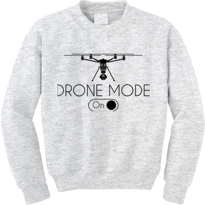 Retro Vintage Funny Drone Pilot Kids Sweatshirt