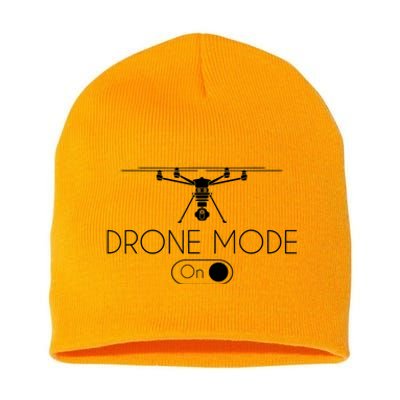 Retro Vintage Funny Drone Pilot Short Acrylic Beanie