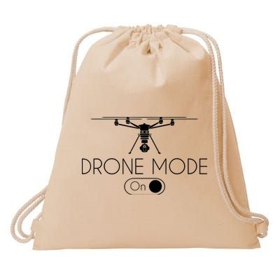 Retro Vintage Funny Drone Pilot Drawstring Bag