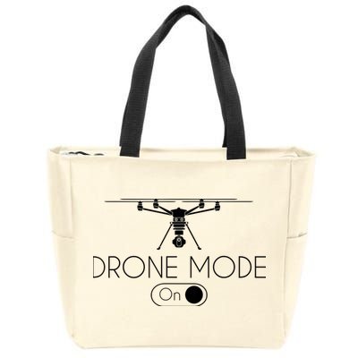 Retro Vintage Funny Drone Pilot Zip Tote Bag