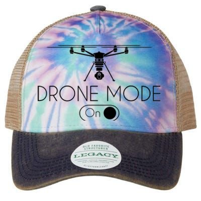 Retro Vintage Funny Drone Pilot Legacy Tie Dye Trucker Hat