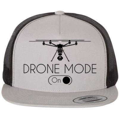 Retro Vintage Funny Drone Pilot Flat Bill Trucker Hat