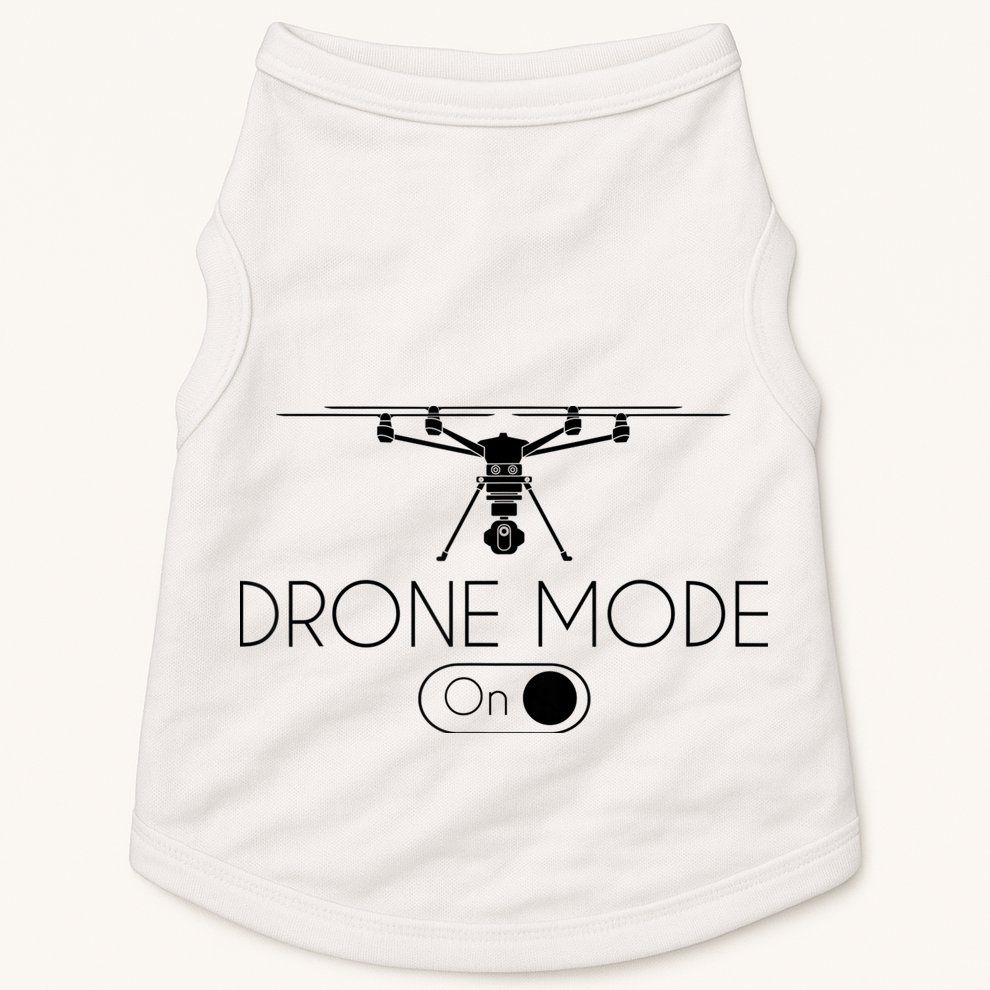 Retro Vintage Funny Drone Pilot Doggie Tank