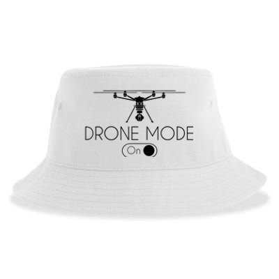 Retro Vintage Funny Drone Pilot Sustainable Bucket Hat