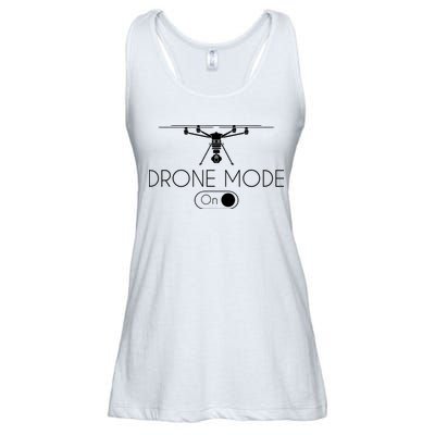 Retro Vintage Funny Drone Pilot Ladies Essential Flowy Tank