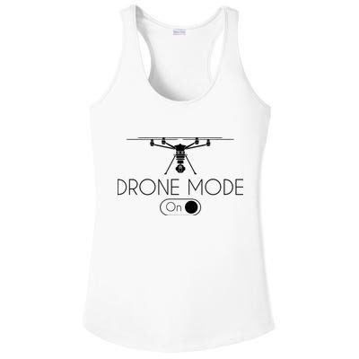 Retro Vintage Funny Drone Pilot Ladies PosiCharge Competitor Racerback Tank