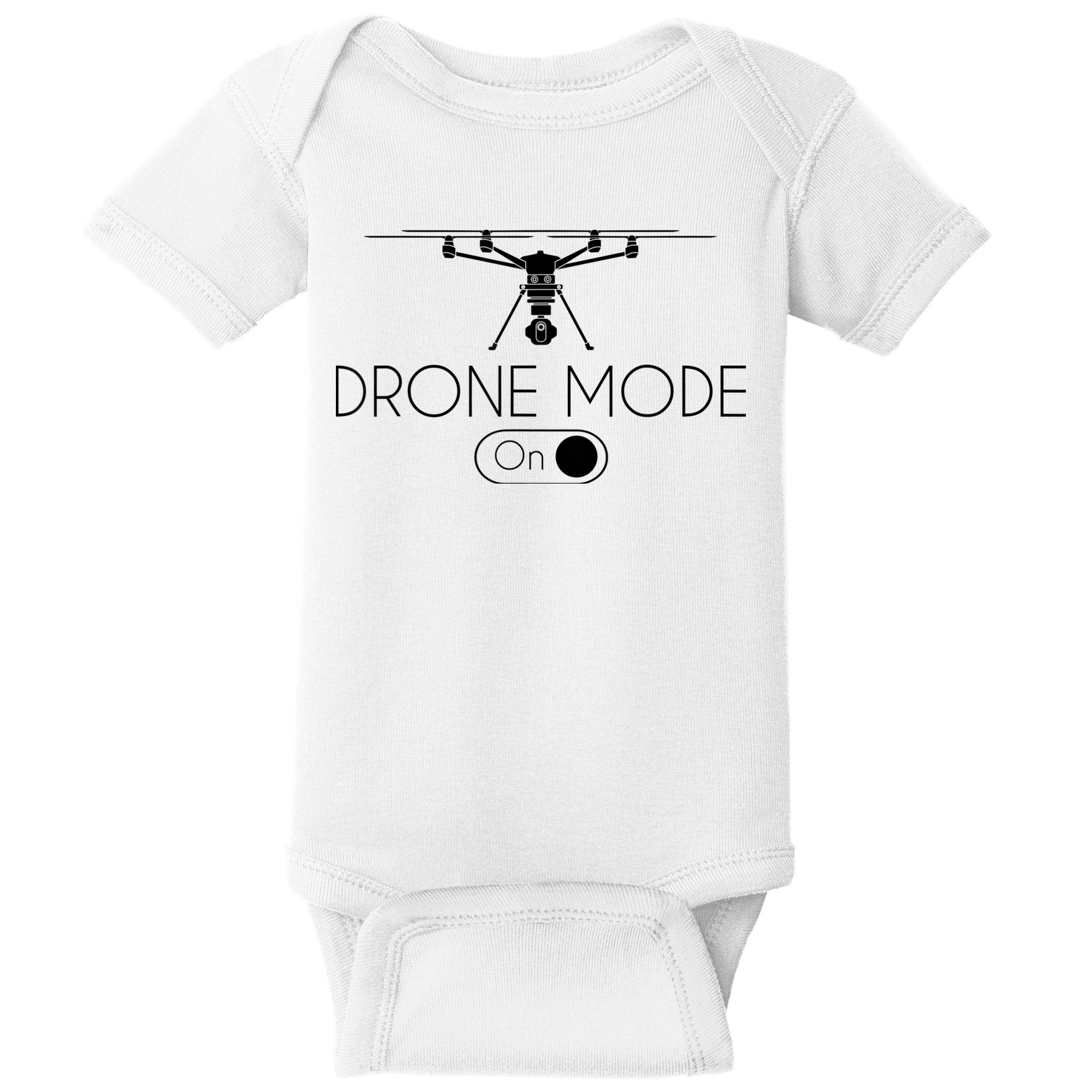 Retro Vintage Funny Drone Pilot Baby Bodysuit