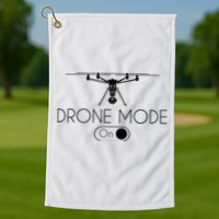 Retro Vintage Funny Drone Pilot Golf Towel