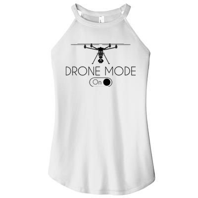 Retro Vintage Funny Drone Pilot Women's Perfect Tri Rocker Tank