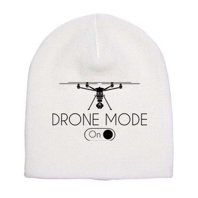 Retro Vintage Funny Drone Pilot Short Acrylic Beanie