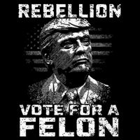 Rebellion Vote For A Felon The Convicted Felon Poster