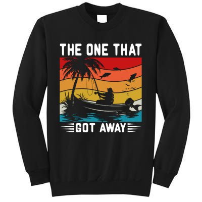 Retro Vintage Fishing Graphic Sweatshirt