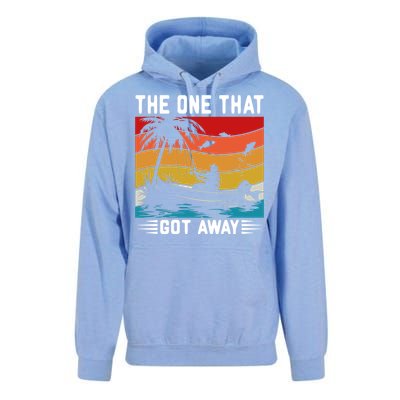 Retro Vintage Fishing Graphic Unisex Surf Hoodie