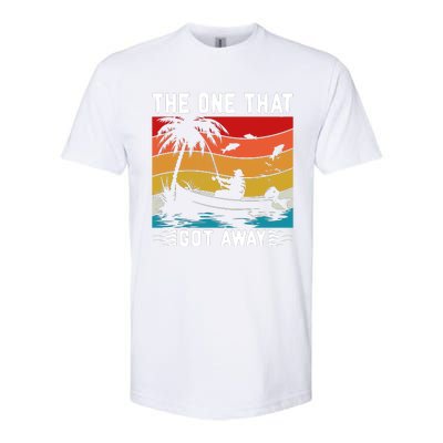 Retro Vintage Fishing Graphic Softstyle CVC T-Shirt