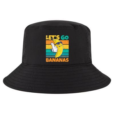 Retro Vintage Funny Banana Meme Let Go Banana Cool Bananas Cool Comfort Performance Bucket Hat