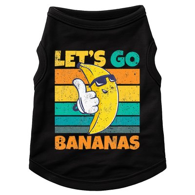 Retro Vintage Funny Banana Meme Let Go Banana Cool Bananas Doggie Tank